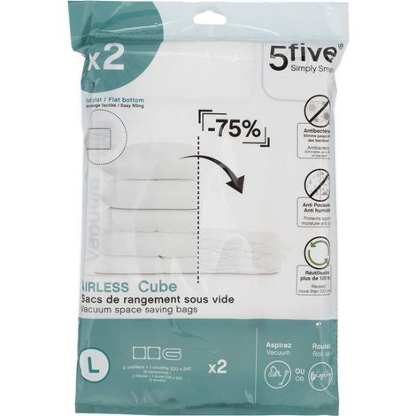 2er-set air-cube-kompressorsäcke - 5five