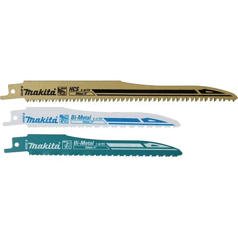 Makita Reciprosägeblätter 3 Stk. (1/2)