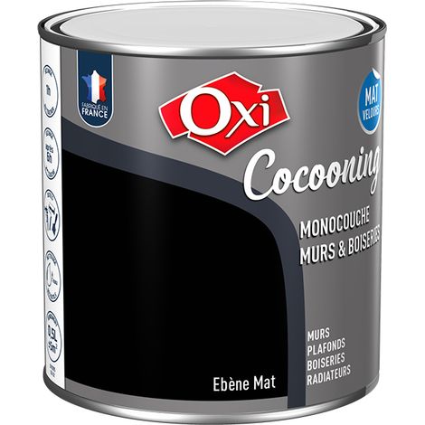 Vernice Oxi Muri e Rivestimenti Cocooning Opaco Velours Marrone 0,5l - Oxi