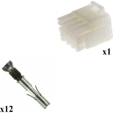 Kit Connettore Mate n lok Maschio con terminale Femmina 4x3 Vie