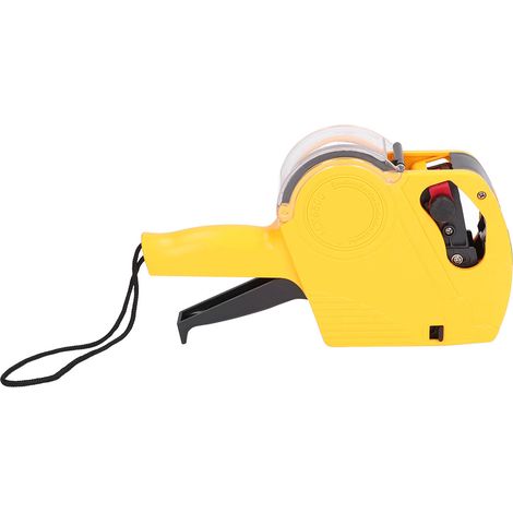 Étiqueteuse manuelle portable à 8 chiffres avec cartouche, jaune (1/5)
