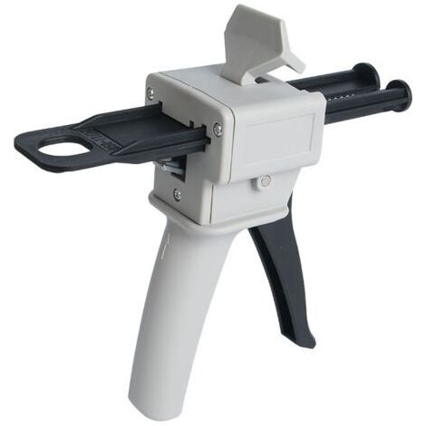 Pistolet Distributeur Époxy 50 ml, AB Pistolet à Colle Époxy Poignée Applicateur pour Mélange Colle, Ratios 1:1 et 2 :1 (Pistolet)