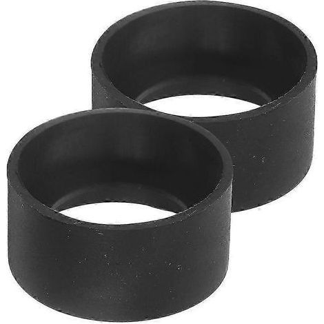 Set mit 2 Gummi-Augenmuscheln für Ferngläser, kompatibel mit 36–38 mm Stereomikroskopokularen. Ersatz-Augenmuscheln aus Gummi – 4,00 x 4,00 x 1,80 cm – Schwarz (1/4)