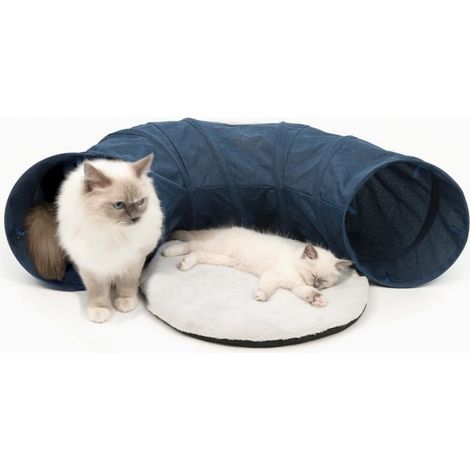 Catit Vesper Túnel con Cama Azul (1/2)