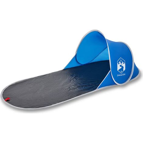 vidaXL Tienda de playa pop-up impermeable azul (1/2)