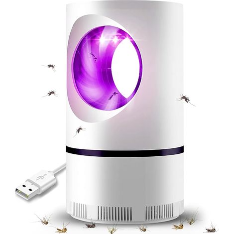 Lampe Anti Moustiques LED Répulsif Tueur de USB Piège à Mouche Électrique UV Electrique Moustique Exterieur Intérieur (1/5)