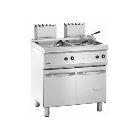 Friteuse à gaz - 700 mm - 2 x 23 Litres - 30 kW - Bartscher
