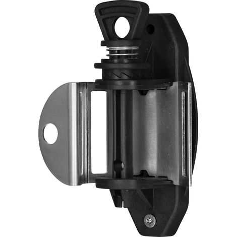 Isolateur Premium Titan noir, à visser, jusqu'à 40mm