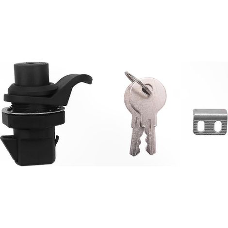 Verrouillage à bouton poussoir pour radio marine, boîtes à outils, coffrets électroniques et compartiment à gants moto, solution de sécurité fiable. (1/5)
