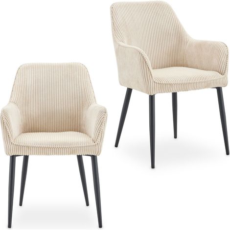 Lot de 2 chaises VERONA Beige (Lot de 2) (1/5)