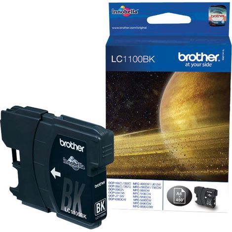 CARTUCHO COMPATIBLE BROTHER LC1100 LC980 LC985 NEGRO