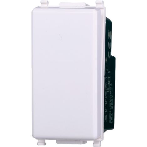 Invertitore 1P 16A compatibile Vimar Plana colore bianco Ettroit EV0901