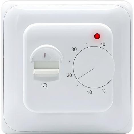 Thermostat, régulateur de température TS25 analogique, blanc (1/5)