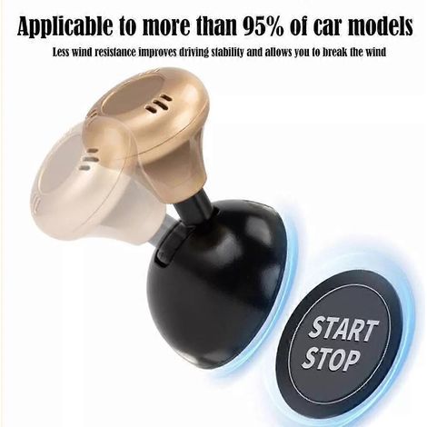 Levier de démarrage à bouton unique pour voiture, bouton-poussoir de démarrage/arrêt du moteur pour voiture
