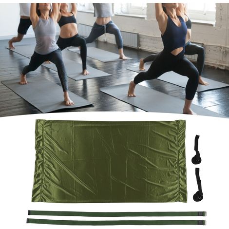 Sangle de yoga aérien pour ouverture des hanches, grand écart inversé, étirements, entraînement, ceinture élastique, vert clair (1/5)
