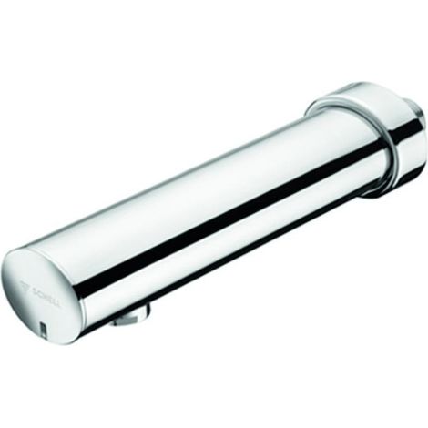 Raccord échangeur de chaleur électronique MODUS E type HD-K, fonctionnement sur batterie, bec mural chromé 187 mm SCHELL