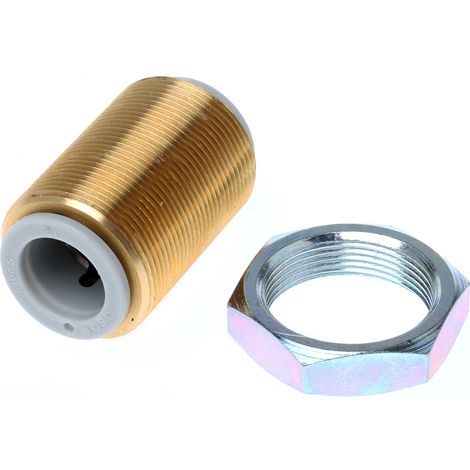 Adaptateur de traversée de cloison SMC KQ2 vers Enfichable, 12 mm Enfichable, 12 mm