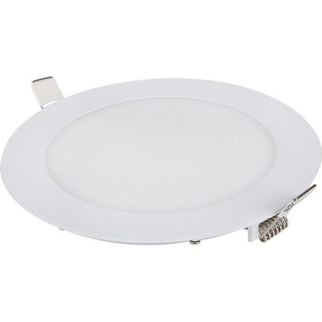 Lot de 1 Spot Led Encastrable Dimmable, 9W 6000K Blanc Naturel, IP65 Plafonnier Led Salle de Bain, Spot Led Extra Plat 35mm, Diamètre du Trou Φ130-135mm, AC 230V éclairage de Plafond Pour le Salo (1/4)