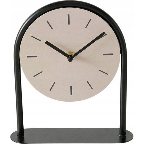 Boltze DIABOLO reloj despertador metálico 19 x 6 cm diseño minimalista