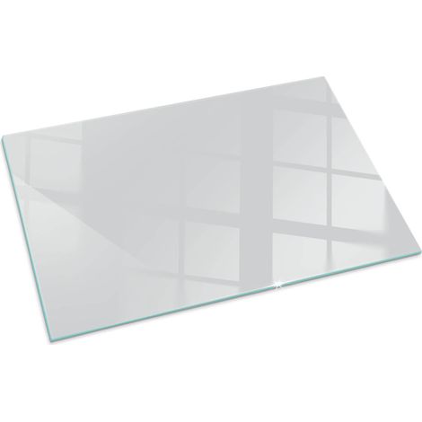 Piastra Protettiva In Vetro Con Grafica Decorativa Per Camino O Stufa Ideale Per Interni Moderni Colore Grigio 100x70 cm (1/5)