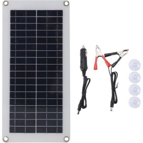 Solarpanel-Kit für Solarstromanlage, 12 V Einzel-Solarzellen-Solarpanel, Solarmodul, für Zuhause, Handy, Camper, Auto, Wohnwagen, Wohnmobil