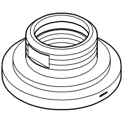 Grohe Rosette für Atrio 3-Loch-Waschtisch- und Bidetbatterie, Nickel poliert, 45630BE0