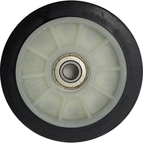 Ersatzteil - Spannrad vorne -  - BEKO, GRUNDIG, CONTINENTAL EDISON, FAR, LISTO, ESSENTIEL B, OCEANIC, ALTUS, COLDIS, WHIRLPOOL (1/2)
