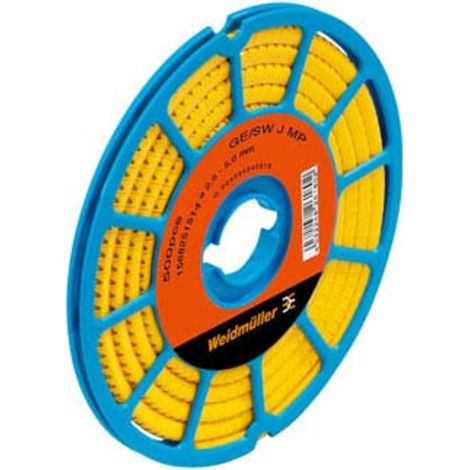 Weidmüller Leitermarkierer Zahl 7 gelb 0,5-1,5 CLI C02-3GE/SW CD 500 Stk