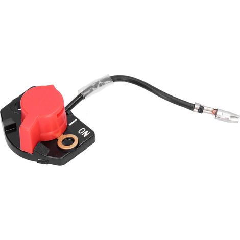Interrupteur d'arrêt d'urgence pour moteur diesel EY20 - Sécurité moteur, couleur noir/rouge (1/5)