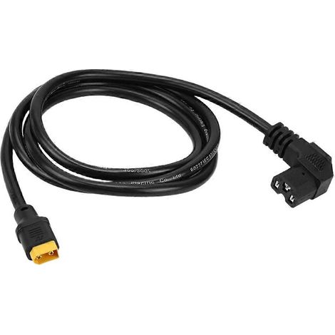 Câble de charge XT60 pour batterie de moto, connecteur mâle vers rallonge coudée à 3 broches (1/5)