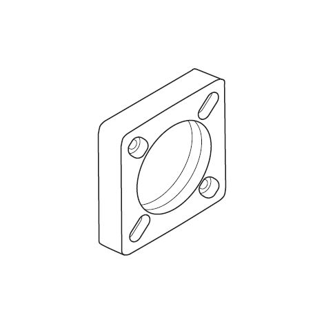 Zwischenflansch 30 mm WG10C und WG20C - 23000802 von Weishaupt
