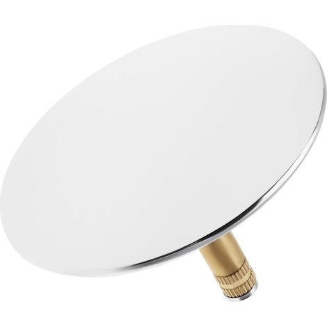 Bouchon de vidange d'évier de salle de bain réglable 70 mm 52-60 mm, cuivre chromé, double joint, adapté à l'évier de cuisine et à la salle de bain.
