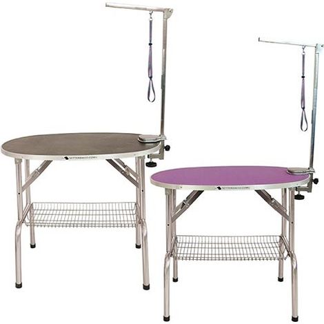 Mesa plegable oval MESA PLEGABLE OVAL MORADA (1/5)