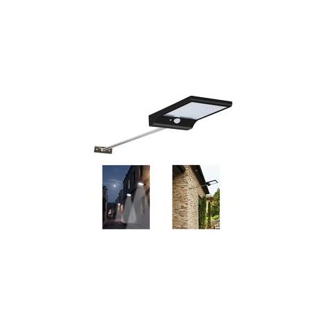 Lampe solaire extérieure 48 LED avec détecteur de mouvement – Lumière dimmable 450 lumens – Étanche IP65 (1/4)