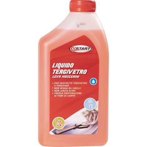 Liquido tergivetro leva moscerini profumato ai fiori di campo -1grC 1L (1/4)