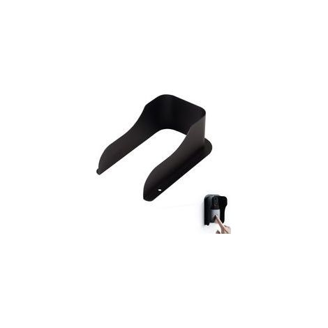 Housses de pluie pour sonnette noir, Boîte de Protection Solaire pour Sonnette Extérieure, Housse de Pluie pour Prise En Métal pour caméras, sonnette et interphone (1/4)