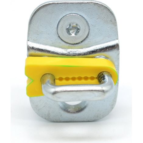 Protector de cerradura de puerta de coche grueso y universal, color amarillo (1/5)