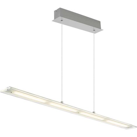 Suspension, applique, plafonnier, verre transparent, intensité variable, variateur tactile, H 150 cm