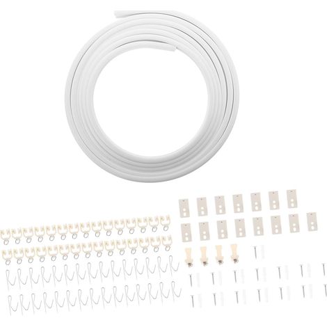 de tringle à rideaux flexible et silencieux pour fenêtres