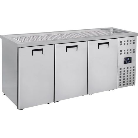 Refroidisseur de Boisson Avec Evier Gauche - 3 Portes - 2R - Combisteel (1/5)