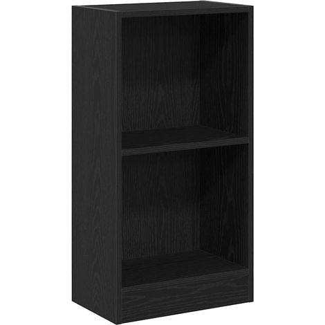 Maison Exclusive - Bücherregal Schwarz Eichen-Optik 40x24x76 cm H