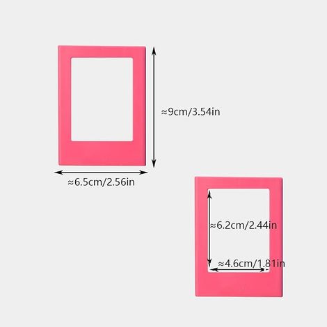 cadre magnetique petit cadre photo 3 pouces porte photo magnetique collages photos cadres photo famille Compatible films Fujifilm Instax Mini (1/3)