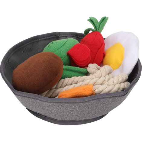 Jouets en peluche couineurs pour chiens, résistants aux morsures, pour le nettoyage des dents et pour lutter contre l'ennui. (1/5)