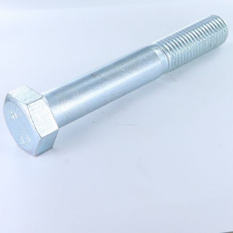 Corps de boulon filetage partiel Tête hexagonale TH M27X120 Classe 8.8 Acier zingué (1/2)