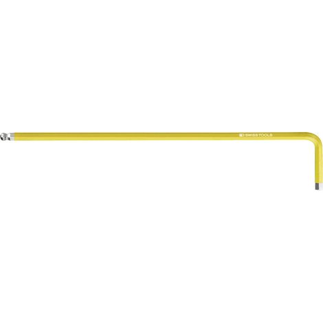 PB Swiss Tools Sechskant-Winkelschraubendreher, lang, pulverbeschichtet, 3 mm