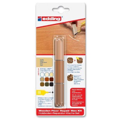Edding Holzboden-Reparaturwachs-Set 8902 buche Wachs (1/2)