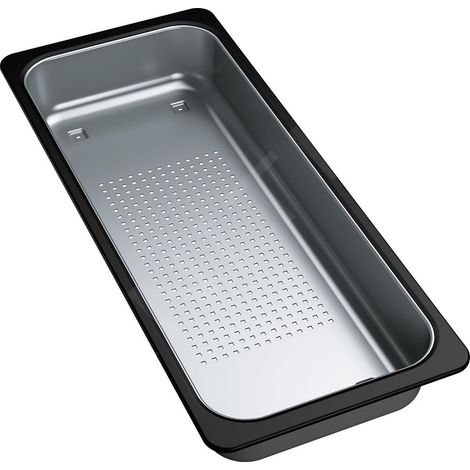 Franke - Bac d'égouttement pour les éviers, 181x431x59 mm, inox / plastique noir 112.0520.497