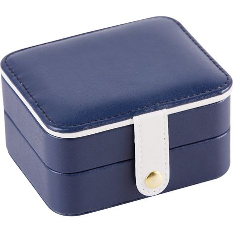 JANMIR-Boîte à bijoux petite et portable, étui de rangement de voyage, mini-organisateur pour bijoux de femme (1/5)