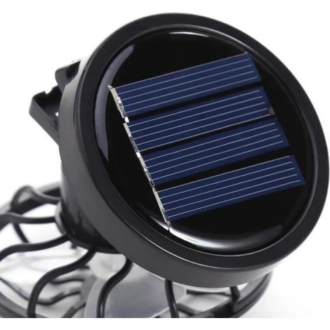 Ventilateur Solaire - Diamètre 73 mm - Clip Visière Portable - Pour Activités Extérieures - 1 Pièce (1/4)