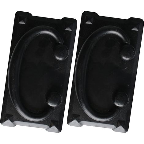 de 2 boutons en céramique en forme de carpe pour placards et